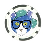 Drawing Cat Pet Feline Pencil Poker Chip Card Guard (10 pack) Front