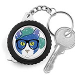 Drawing Cat Pet Feline Pencil Measuring Tape Front