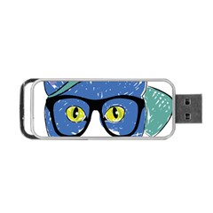 Drawing Cat Pet Feline Pencil Portable Usb Flash (one Side) by Sapixe