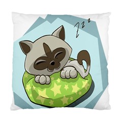 Kitten Kitty Cat Sleeping Sleep Standard Cushion Case (one Side) by Sapixe