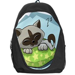 Kitten Kitty Cat Sleeping Sleep Backpack Bag by Sapixe