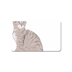 Kitten Cat Drawing Line Art Line Magnet (name Card)