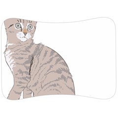 Kitten Cat Drawing Line Art Line Velour Seat Head Rest Cushion