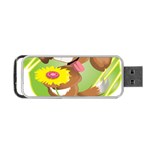 Dog Character Animal Flower Cute Portable USB Flash (One Side) Front