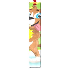 Dog Character Animal Flower Cute Large Book Marks by Sapixe