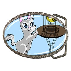 Cat Bird Cage Hunt Hunting Pet Belt Buckles