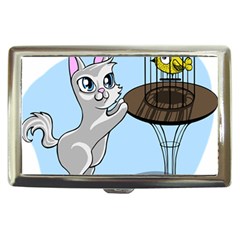 Cat Bird Cage Hunt Hunting Pet Cigarette Money Cases by Sapixe