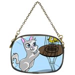 Cat Bird Cage Hunt Hunting Pet Chain Purses (Two Sides)  Back