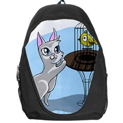 Cat Bird Cage Hunt Hunting Pet Backpack Bag by Sapixe