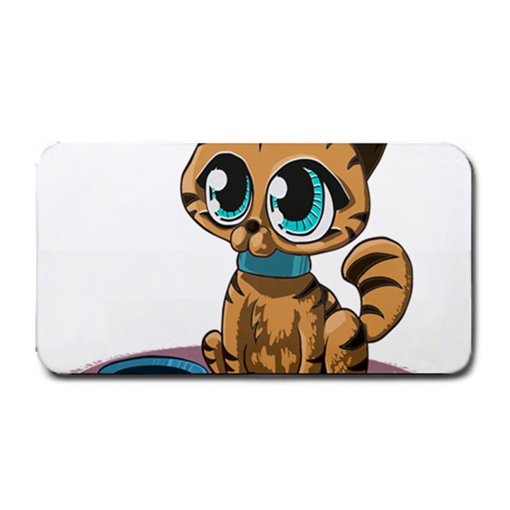 Kitty Cat Big Eyes Ears Animal Medium Bar Mats