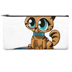 Kitty Cat Big Eyes Ears Animal Pencil Cases by Sapixe