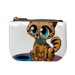 Kitty Cat Big Eyes Ears Animal Mini Coin Purses by Sapixe