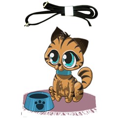 Kitty Cat Big Eyes Ears Animal Shoulder Sling Bags by Sapixe