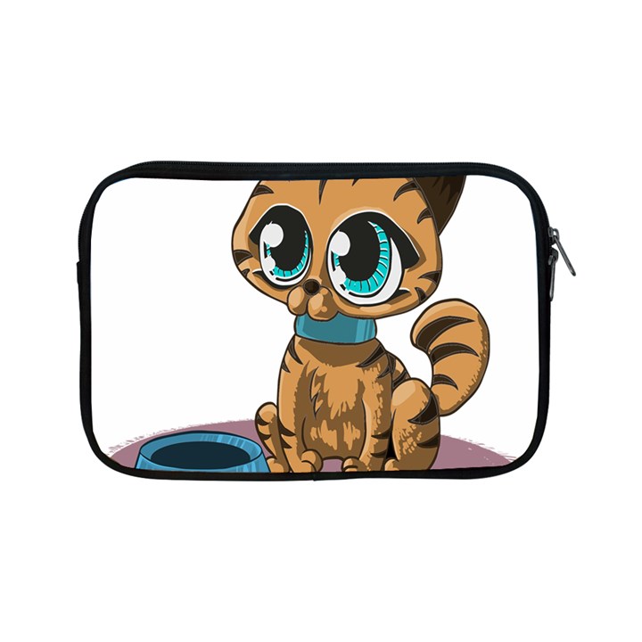 Kitty Cat Big Eyes Ears Animal Apple iPad Mini Zipper Cases