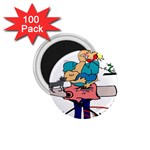 Housewife Multitasking Woman 1.75  Magnets (100 pack)  Front