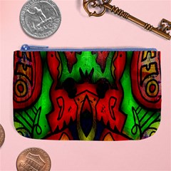 Faces Large Coin Purse