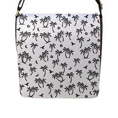 Tropical Pattern Flap Messenger Bag (l)  by Valentinaart