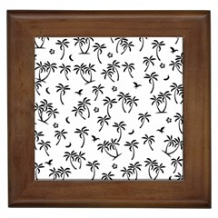 Tropical Pattern Framed Tiles by Valentinaart