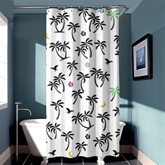 Tropical Pattern Shower Curtain 36  X 72  (stall)  by Valentinaart