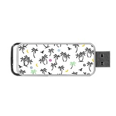 Tropical Pattern Portable Usb Flash (two Sides) by Valentinaart