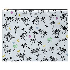 Tropical Pattern Cosmetic Bag (xxxl)  by Valentinaart