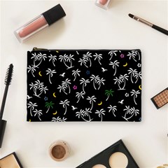 Tropical Pattern Cosmetic Bag (medium)  by Valentinaart