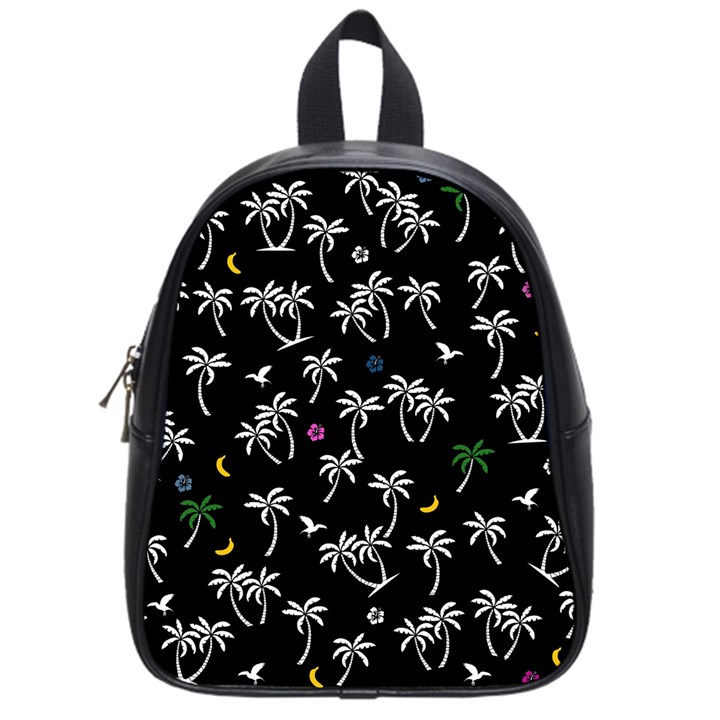 Tropical pattern School Bag (Small)