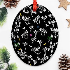 Tropical Pattern Ornament (oval Filigree)