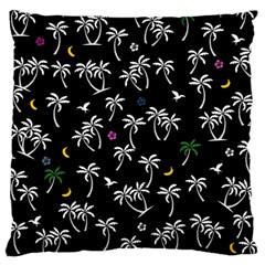 Tropical Pattern Large Cushion Case (one Side) by Valentinaart