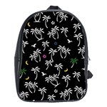 Tropical pattern School Bag (XL) Front