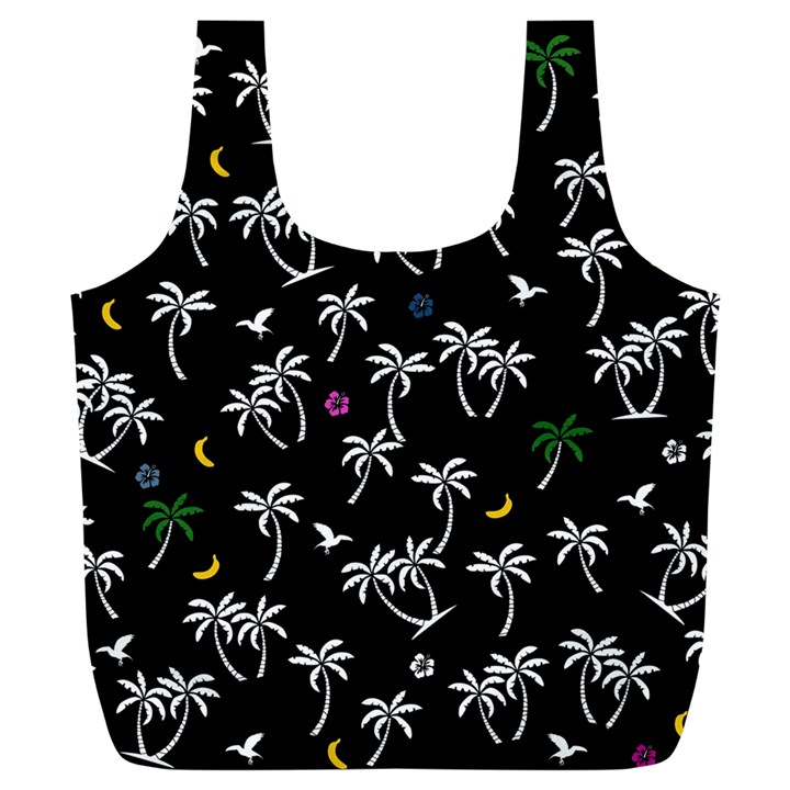 Tropical pattern Full Print Recycle Bags (L) 