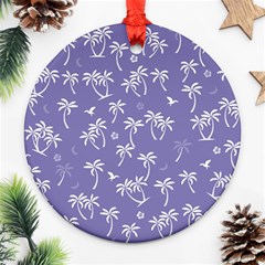 Tropical Pattern Ornament (round) by Valentinaart