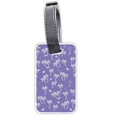 Tropical Pattern Luggage Tags (one Side)  by Valentinaart