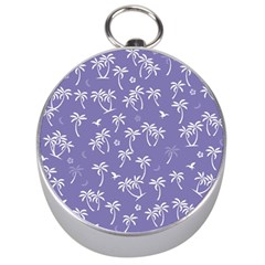 Tropical Pattern Silver Compasses by Valentinaart