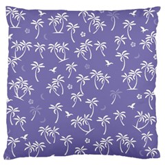 Tropical Pattern Large Flano Cushion Case (one Side) by Valentinaart