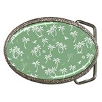 Tropical pattern Belt Buckles Front