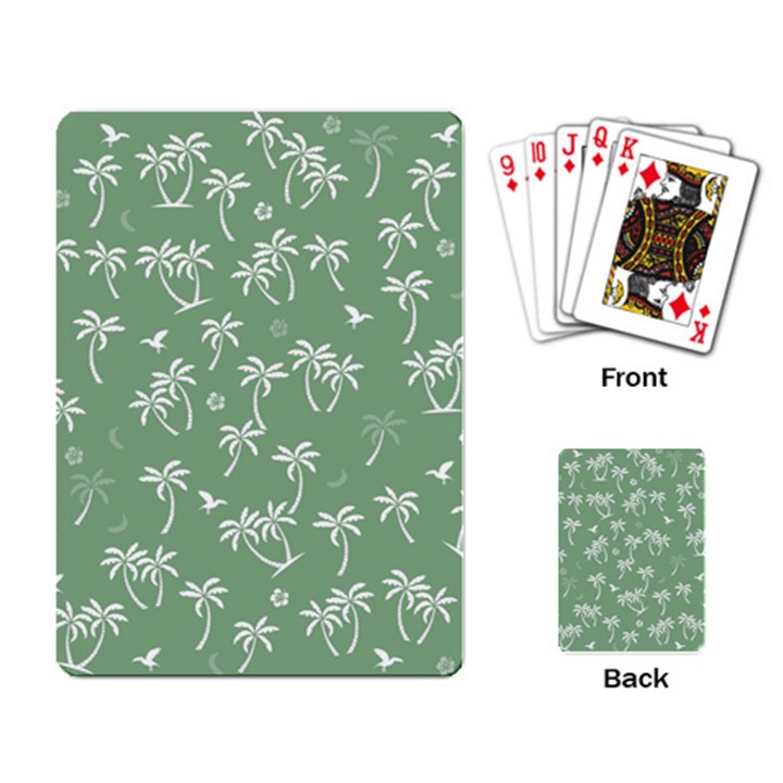 Tropical pattern Playing Card