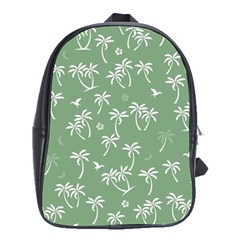 Tropical Pattern School Bag (xl) by Valentinaart