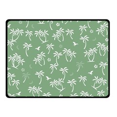 Tropical Pattern Double Sided Fleece Blanket (small)  by Valentinaart