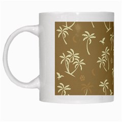 Tropical Pattern White Mugs by Valentinaart