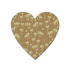 Tropical pattern Heart Magnet