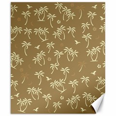 Tropical pattern Canvas 20  x 24  