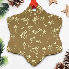 Tropical pattern Ornament (Snowflake)