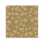 Tropical pattern Small Satin Scarf (Square) Front