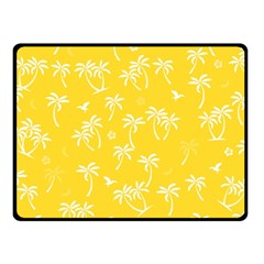 Tropical Pattern Fleece Blanket (small) by Valentinaart