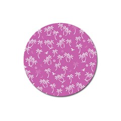 Tropical Pattern Magnet 3  (round) by Valentinaart