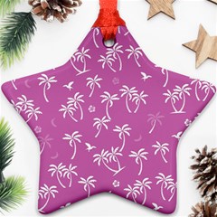 Tropical Pattern Star Ornament (two Sides) by Valentinaart