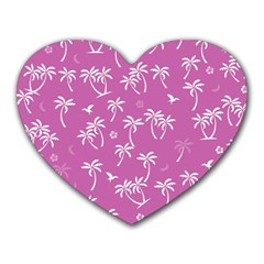 Tropical Pattern Heart Mousepads by Valentinaart