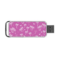 Tropical Pattern Portable Usb Flash (one Side) by Valentinaart