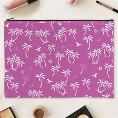 Tropical Pattern Cosmetic Bag (xxxl)  by Valentinaart